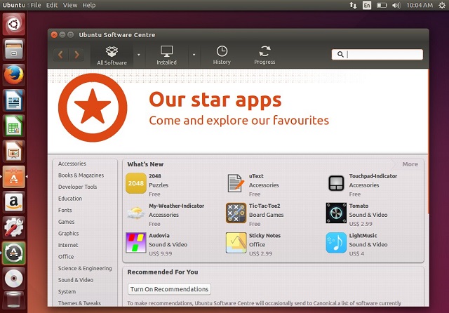 Рис. №3. Ubuntu Software Center