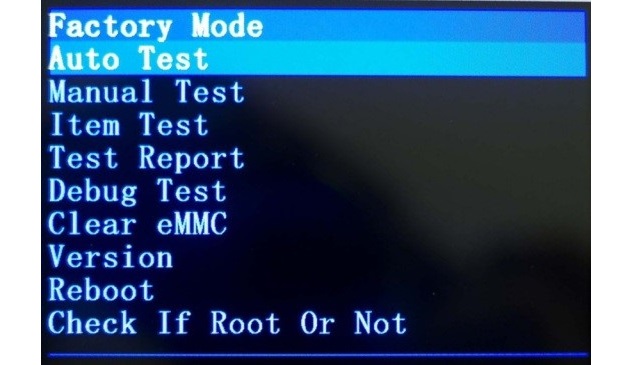 Рис. №1. Пример Factory Mode