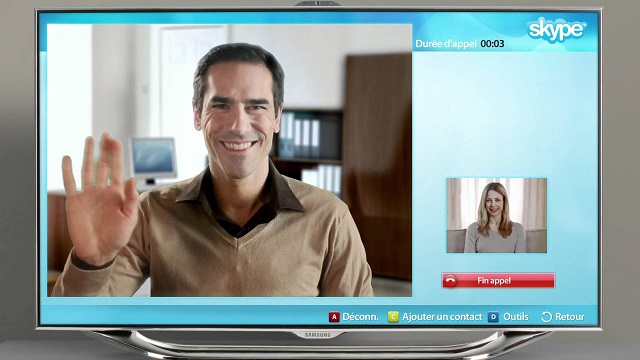 Рис. №3. Skype в Смарт ТВ