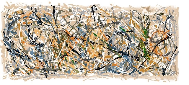 Рис. №14. Doodle в стиле Джексона Полака