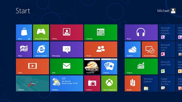 Рис. №9. Windows 8 – «плиточная» ОС, которая понравилась далеко не всем