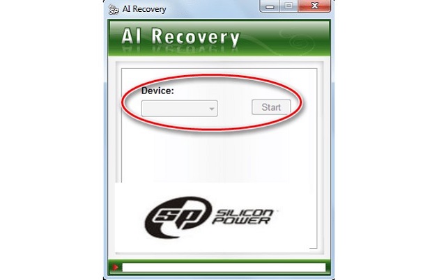 Программа Silicon Power Recover Tool