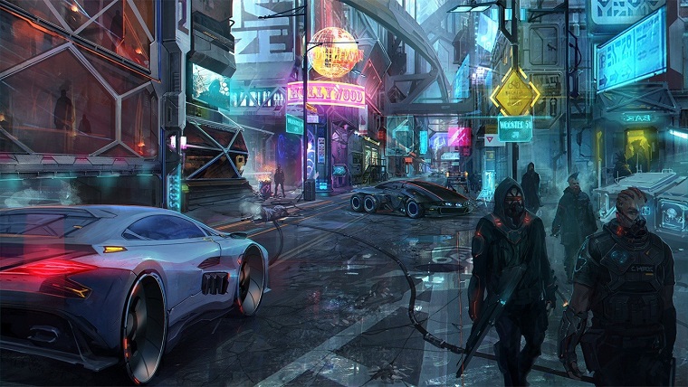 Скриншот из игры Cyberpunk 2077