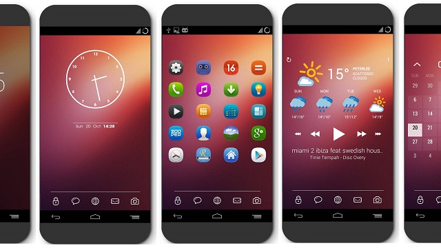 Рис. №10. Ubuntu Touch на смартфоне