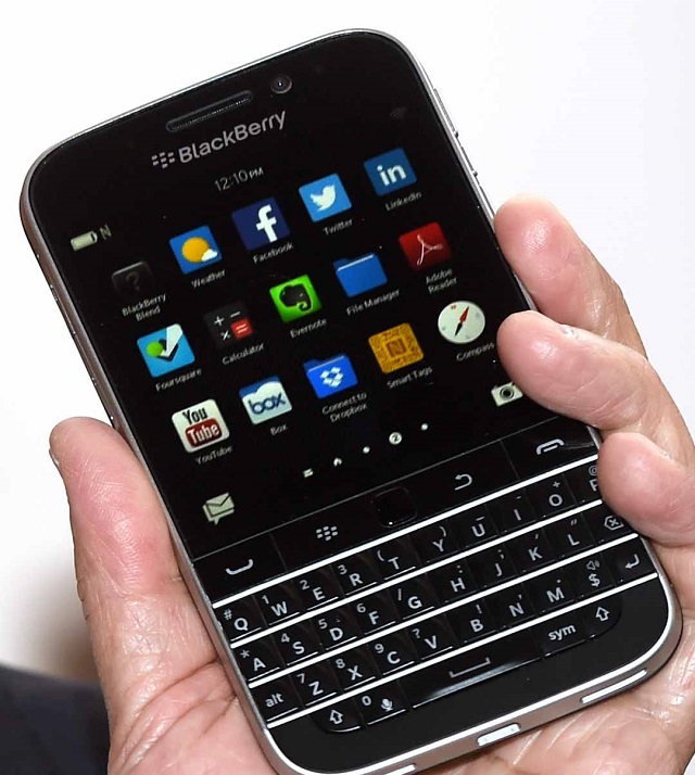 Рис. №4. Смартфон на BlackBerry OS