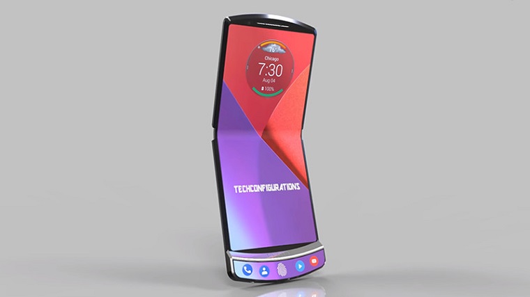 Одно из первых изображений смартфона Motorola Razr 2019