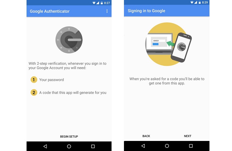 Инструкция по настройке аутентификатора в приложении Google Authenticator