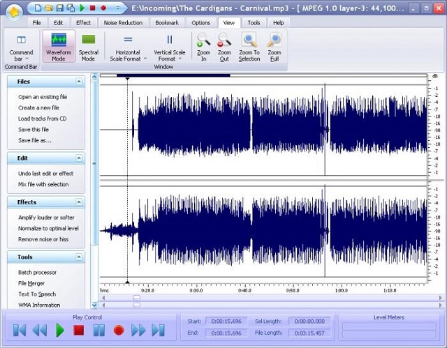 Рис. №2. Power Sound Editor Free