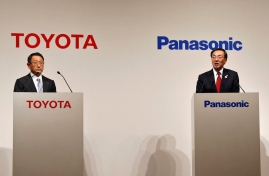 Toyota и Panasonic обьединяються для выпуска аккумуляторов